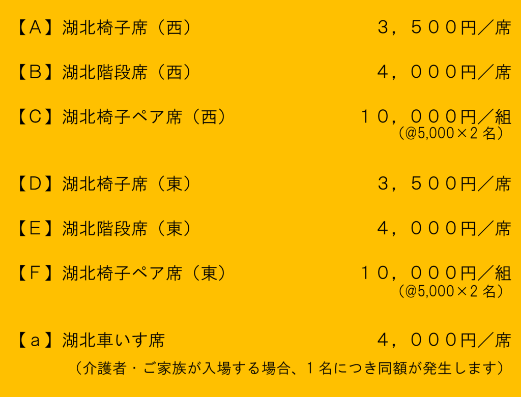 湖北エリア料金表